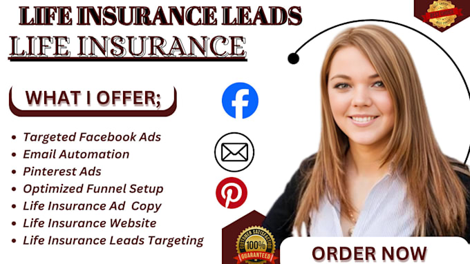 Bestseller - life insurance leads life insurance facebook ads insurance leads landing page