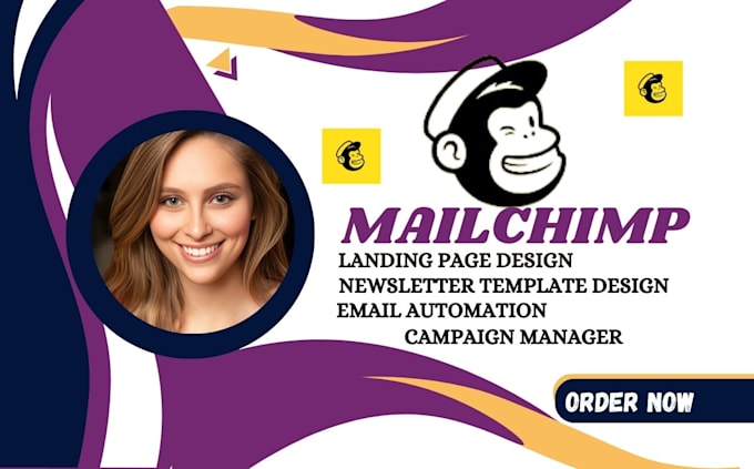 Bestseller - build mailchimp landing page editable email newsletter mailchimp automation