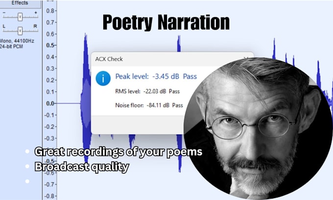 Gig Preview - Read poetry, record poem