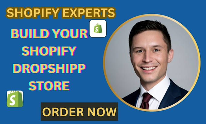 Gig Preview - Create a successful shopify dropshipping store shopify ecommerce website design