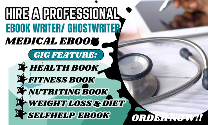 Gig Preview - Write health medical and fitness ebook and book