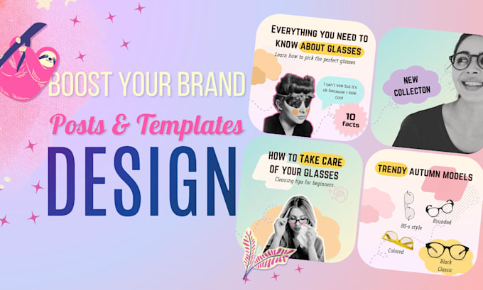 Bestseller - create custom social media templates and posts to boost your brand