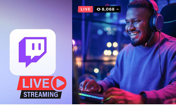 Gig Preview - Design unique animated twitch stream overlay twitch logo panels screens alerts