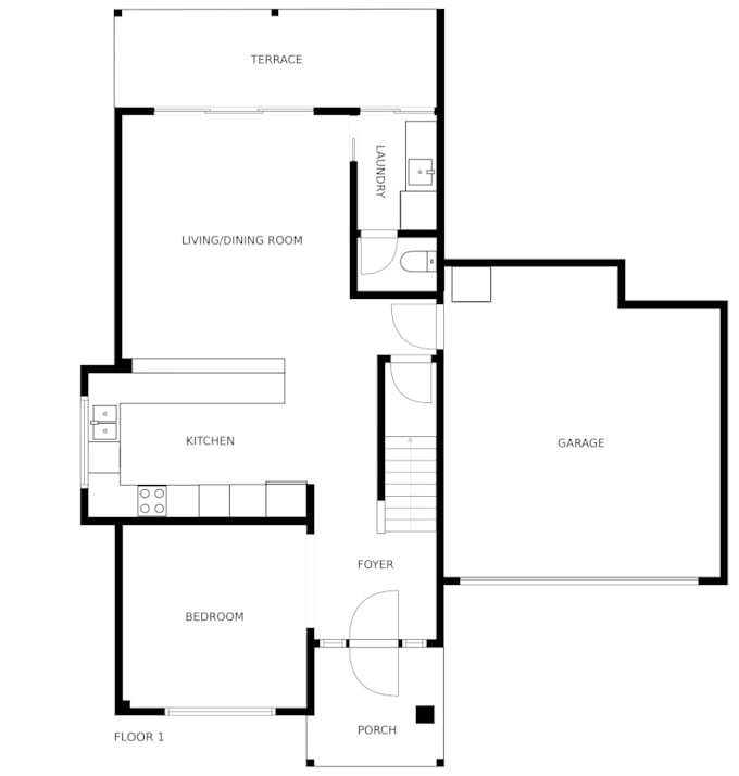 Gig Preview - Redraw efficient 2d floor plans tailored for real estate agents