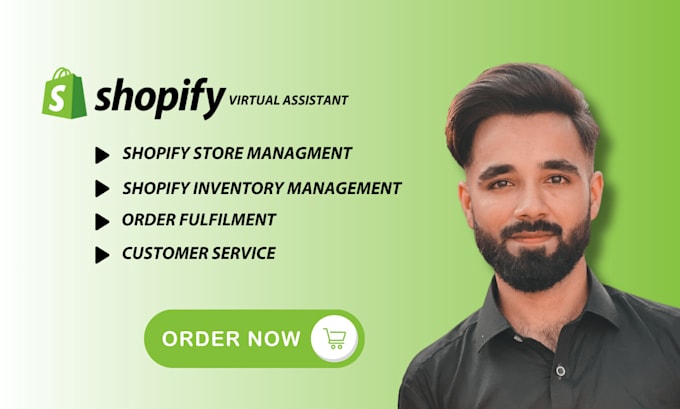 Gig Preview - Be your shopify virtual assistent, shopify manager, shopify marketing