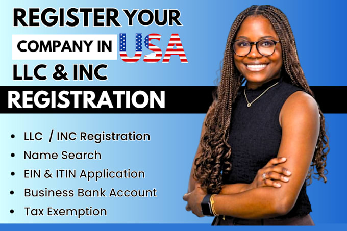 Gig Preview - Do US llc registration with ein number, itin, tax id, resale permit, boi report