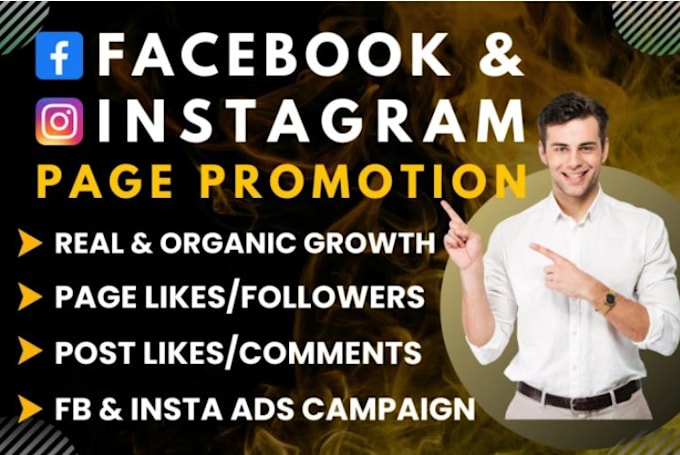 Gig Preview - Do organic facebook or instagram promotion to increase followers and engagement