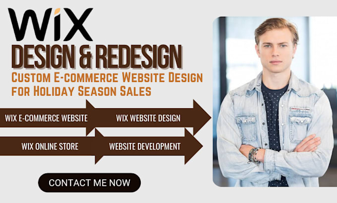 Gig Preview - Clone, redesign wix website, clone wordpress, landing page, website design