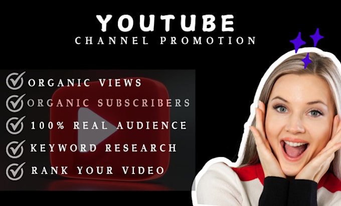 Gig Preview - Do organic youtube video promotion to boost your views