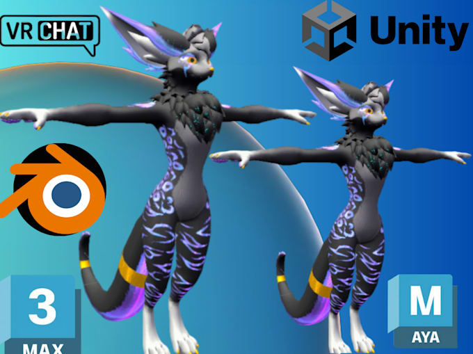 Bestseller - create custom vrchat avatar, furry, nsfw avatar for you