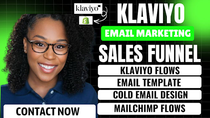 Gig Preview - Do klaviyo email marketing activecampaign klaviyo shopify marketing sales funnel