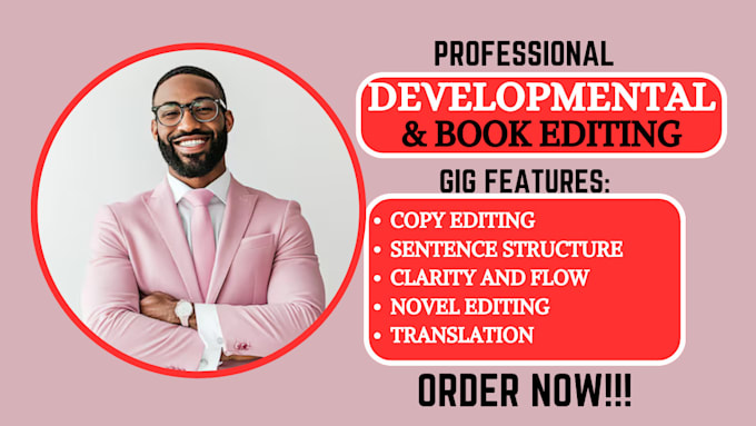 Gig Preview - Provide a proofread and developmental edit for your novel