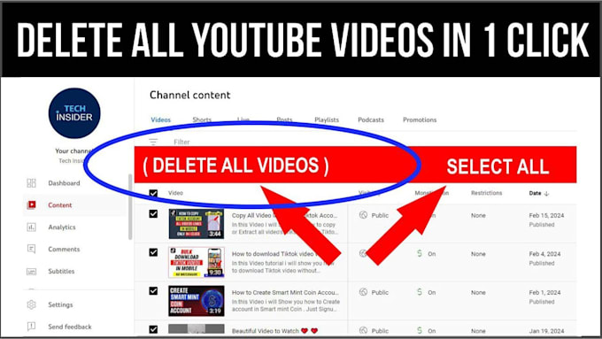 Gig Preview - Delete youtube channel, bad video that affect your reputation online and badlink