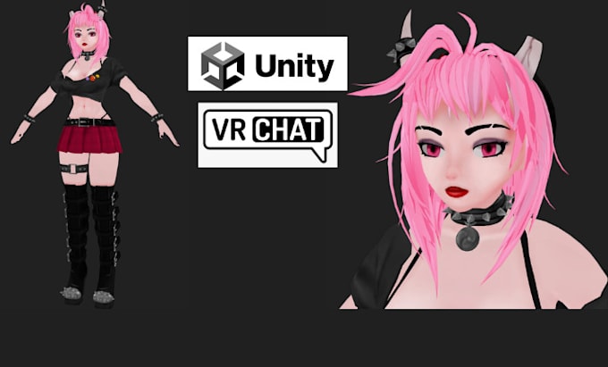 Gig Preview - Model 3d vrchat avatar furry avatar vrc avatar vr character