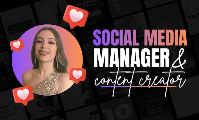 Gig Preview - Be your social media manager and content creator