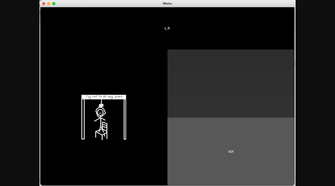 Gig Preview - Develop a hangman game in python with cli or gui