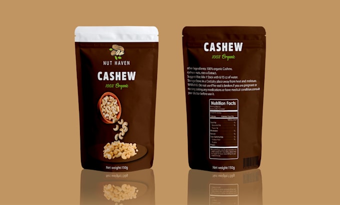 Gig Preview - Create custom product label and pouch design for your brand