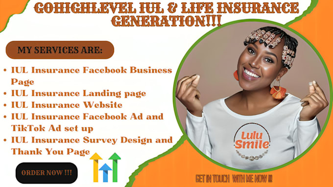 Gig Preview - Iul insurance lead life insurance life insurance website gohighlevel insurance