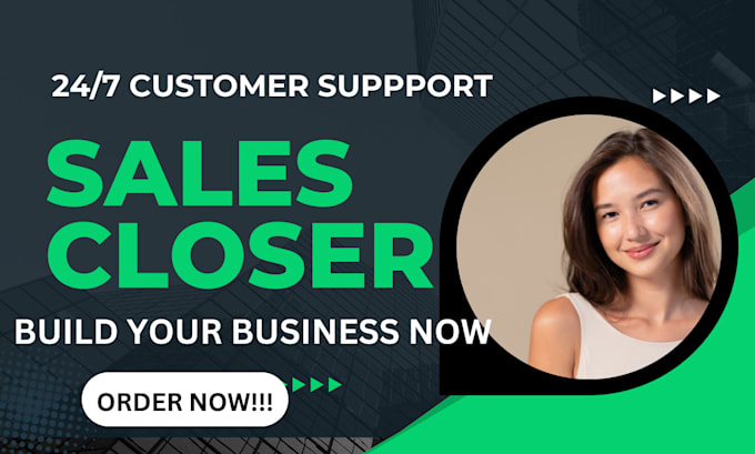 Gig Preview - Be your unique sales closer sales representative sales leads salesperson b2b sal