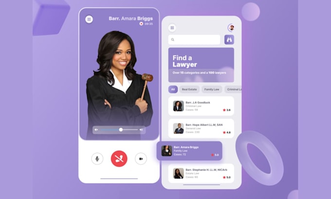 Gig Preview - Develop lawyer app, attorney app, case file app, law enforcement app