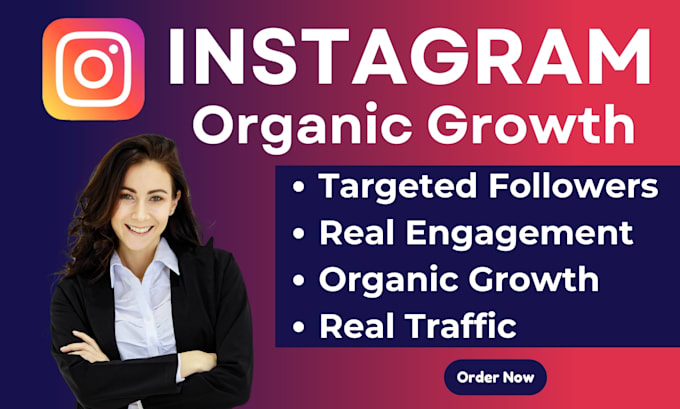 Gig Preview - Get your instagram growth organically and authentically