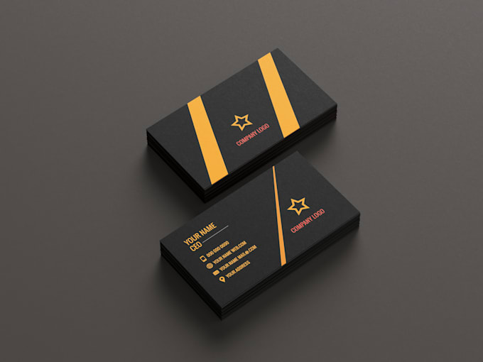 Bestseller - design eye catching, creative and luxury business card