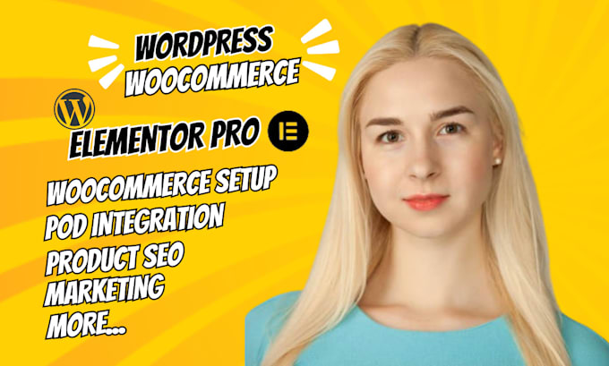 Gig Preview - Develop woocommerce printful printify design wordpress ecommerce online store