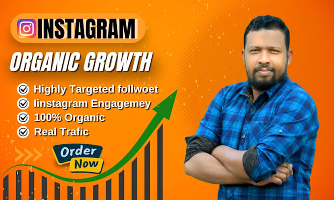 Gig Preview - Instagram growth specialist increase organic followers and engagement