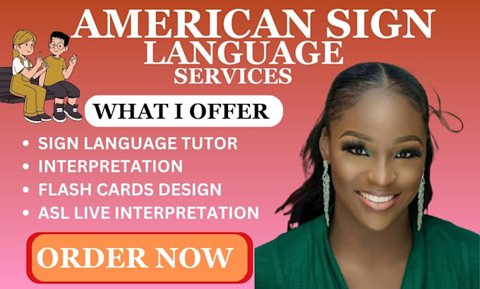 Gig Preview - Tutor you american sign language asl sign language