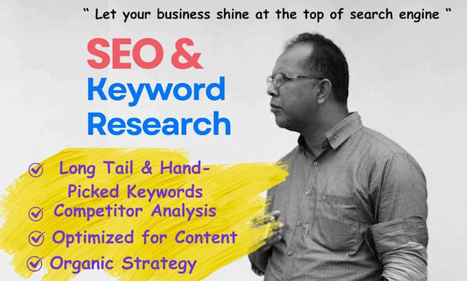 Gig Preview - Provide top quality SEO keyword research to boost your search ranking