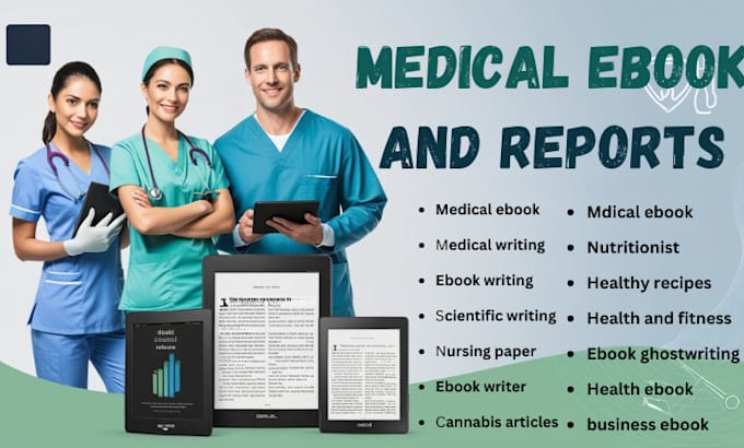 Gig Preview - Write medical ebooks, online courses, healthcare resumes, fitness coaching