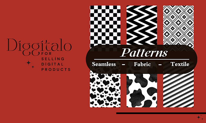 Gig Preview - Create custom seamless patterns tailored to your specific needs