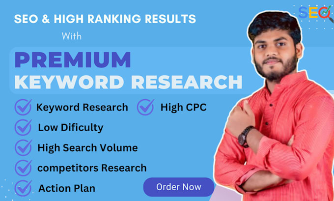 Bestseller - do premium keyword research with SEO and high ranking results