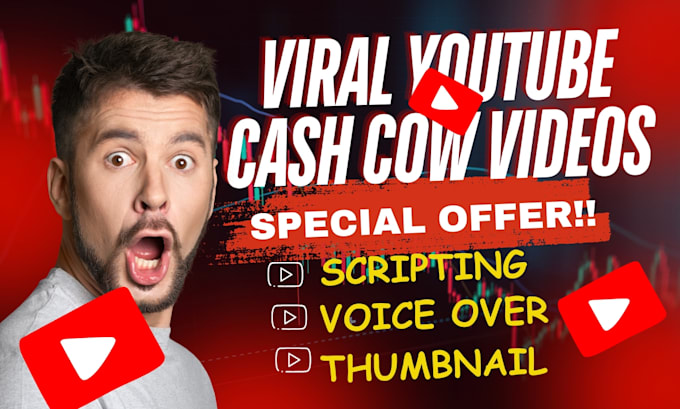 Gig Preview - Create crypto videos youtube cash cow for your channel