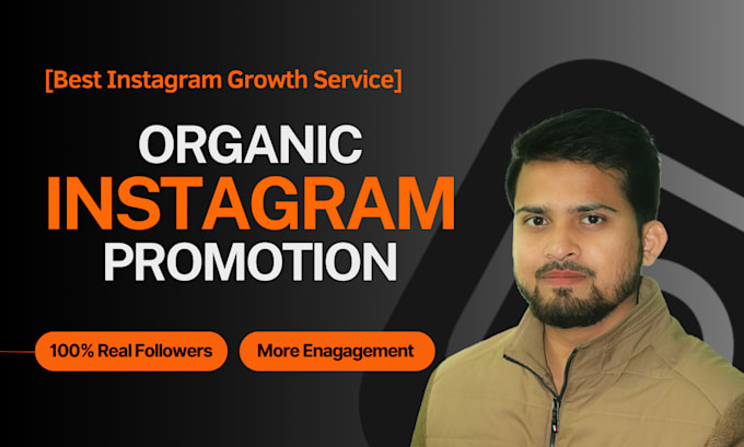 Gig Preview - Do instagram promotion, marketing and organically grow your page