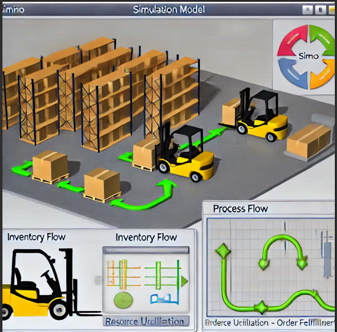 Gig Preview - Deliver simio simulations for analysis