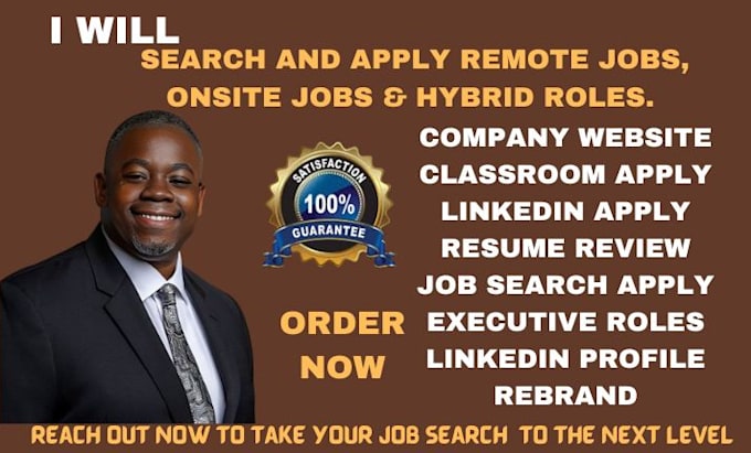 Gig Preview - Job search apply to job using reverse recruiter and job hunting for job seekers