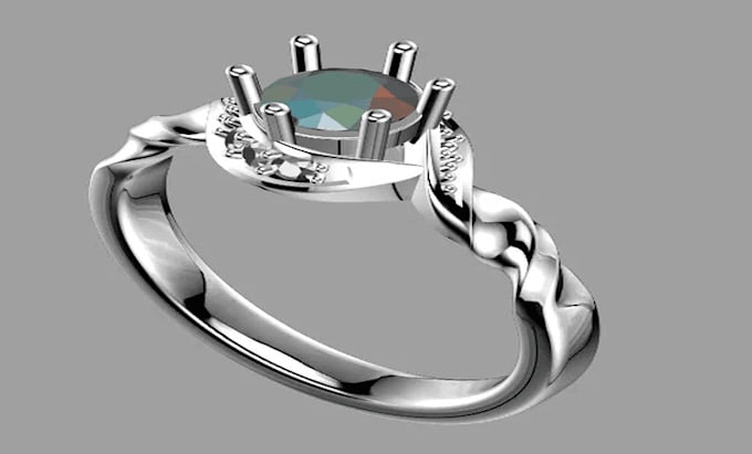 Gig Preview - Create a 3d jewelry model of rings, earrings, or necklaces