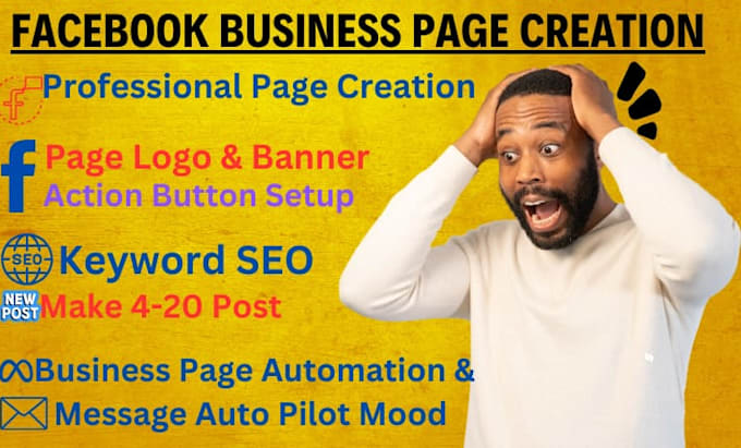 Gig Preview - Completely setup and optimize a facebook business page