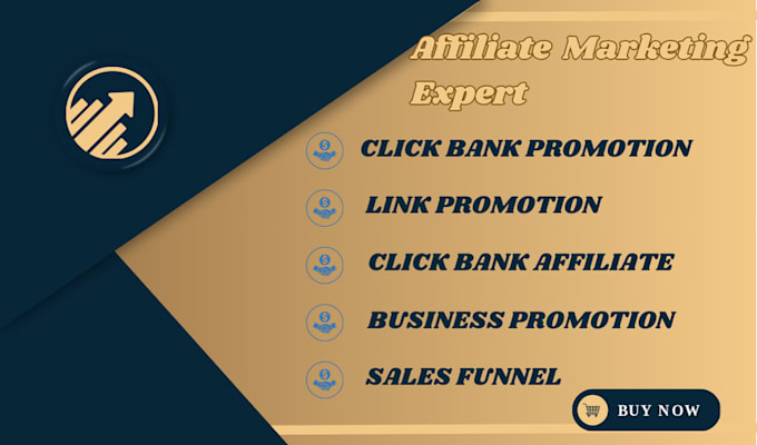 Gig Preview - Clickbank affiliate link promotion affiliate marketing clickbank link promotion