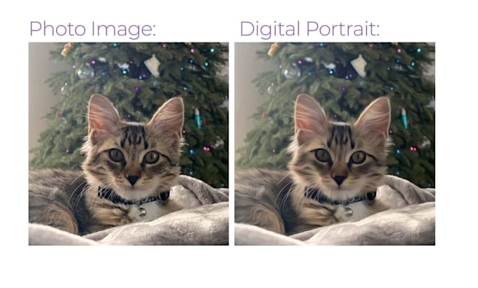 Bestseller - turn any pet portrait into a digital style painting