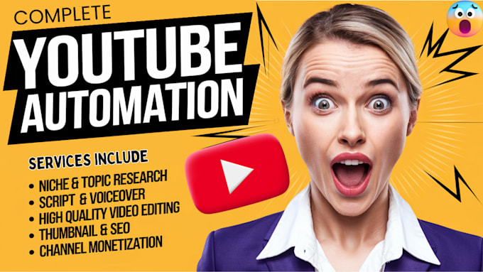 Gig Preview - Create your youtube automation channel, edit and produce top 10 cash cow video