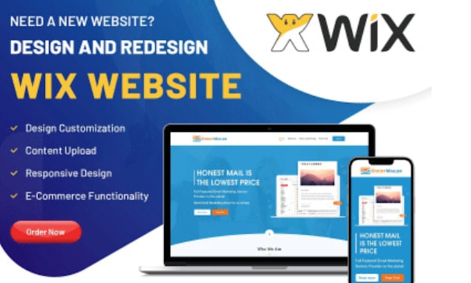 Gig Preview - Wix website redesign wix website design wix website redesign wix website design