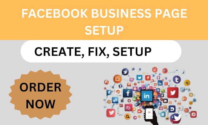 Bestseller - create a social media account  setup manager and setup a business page