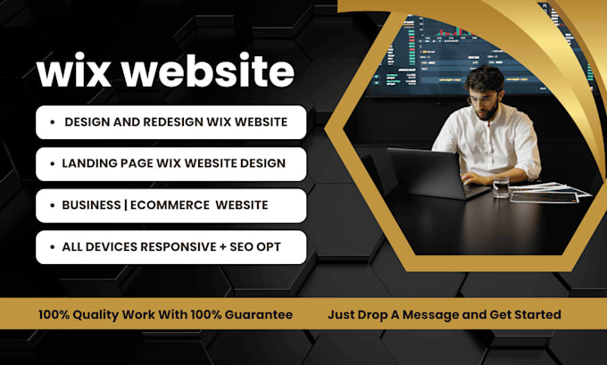 Gig Preview - Design wix website and redesign responsive wix website