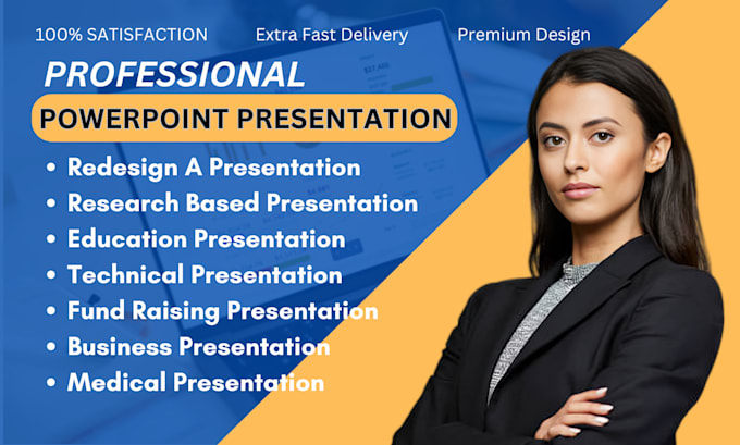 Gig Preview - Professionally design, redesign powerpoint presentation