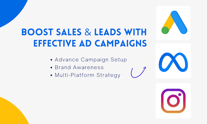 Gig Preview - Set up, manage, and optimize facebook and google ads