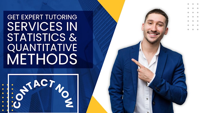 Gig Preview - Tutor you intermediate statistics and quantitative methods