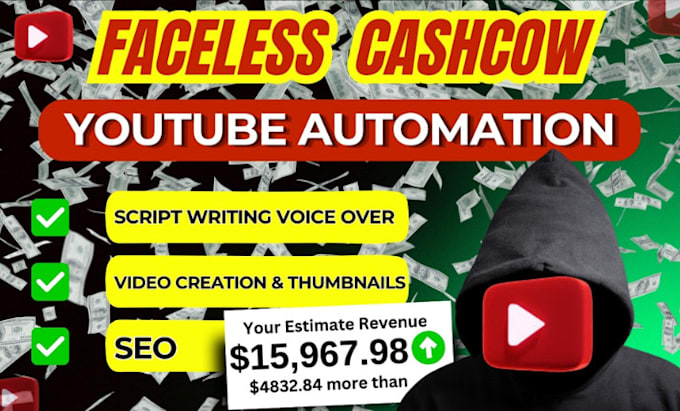 Gig Preview - Setup cash cow youtube automation channel with viral top 10 faceless videos