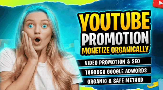 Gig Preview - Do professional youtube channel promotion and monetization